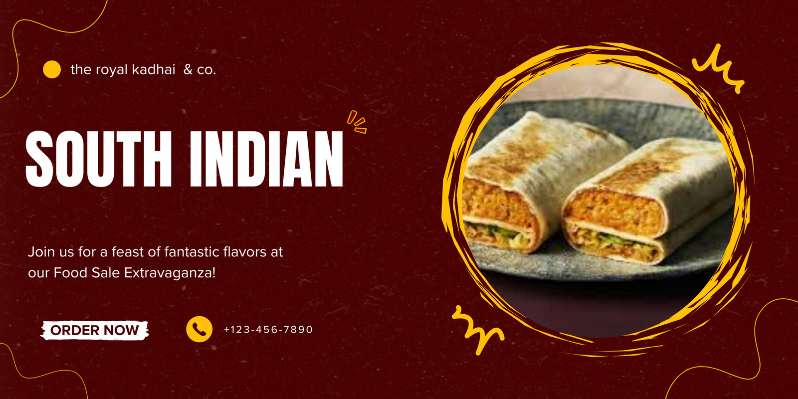 Yellow Elegant Food Menu Banner (1)